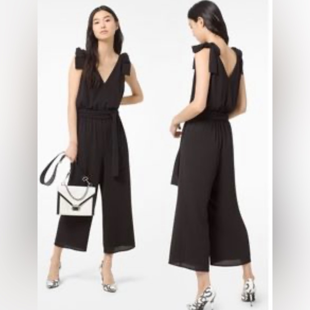 USED!! Micheal Kor Tie Shoulder jumpsuit